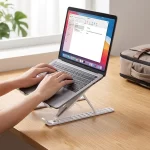 Travel-friendly adjustable laptop stand, 1 unit