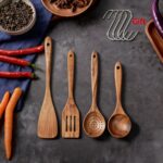 10-Piece Natural Wooden Kitchen Utensil Set - Image 2