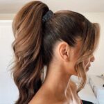 3-Piece Rhinestone Hair Claw Clip Set for High Ponytails - Image 2