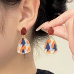 5-Pair Vintage Faux Pearl Gold-Plated Earrings Set for Women - Image 4