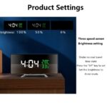 6.6-Inch LED Digital Alarm Clock with Temperature & Humidity Display - Image 11