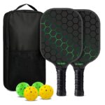 Fiberglass T700 Pickleball Paddle Set with 4 Balls - Image 10