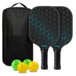 Fiberglass T700 Pickleball Paddle Set with 4 Balls