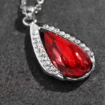 Gothic Waterdrop Pendant Necklace for Women - Image 11