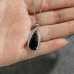 Gothic Waterdrop Pendant Necklace for Women - Image 14