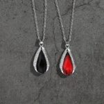 Gothic Waterdrop Pendant Necklace for Women - Image 2