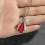 Gothic Waterdrop Pendant Necklace for Women - Image 6