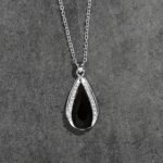 Gothic Waterdrop Pendant Necklace for Women