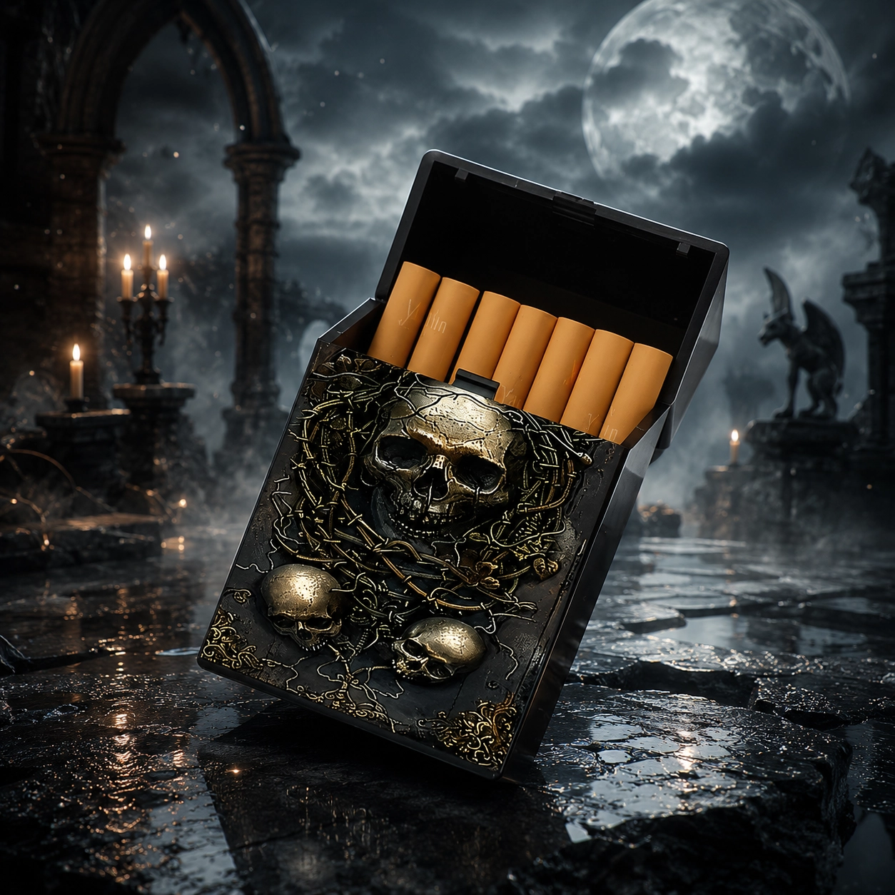 NATG489 Skull-themed protective case, 1 unit - Image 1