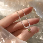 925 silver plated hypoallergenic necklace, 1 unit
