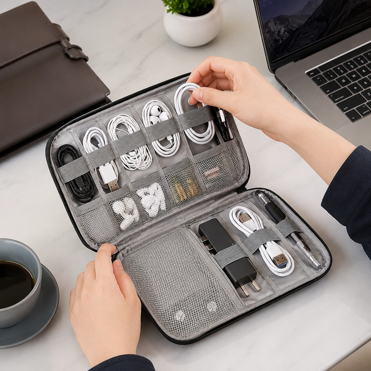 NATG505 Travel cable organizer case, 1 unit - Image 1