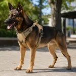 Painless no pull large dog tactical harness, 1 unit