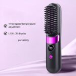 Portable Wireless Hair Straightening Comb with LED Display - Image 6