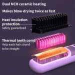 Portable Wireless Hair Straightening Comb with LED Display - Image 4