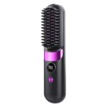 Portable Wireless Hair Straightening Comb with LED Display - Image 8