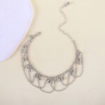 Silver Tassel Bell Chain Anklet for Women - Image 4