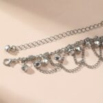 Silver Tassel Bell Chain Anklet for Women - Image 3