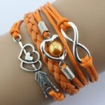 Vintage Multi-Layer Rope Bracelet with Heart Charm - Image 10