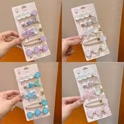 5-Piece Mermaid Shell and Starfish Hair Clip Set