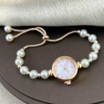 Women’s Rose Gold Pearl Bracelet Watch