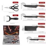 6-Piece Stainless Steel Kitchen Knife and Tool Set - Image 6