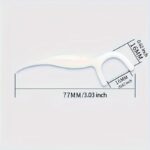 50-Piece Disposable Dental Floss Picks - Image 4