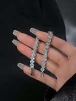 Sparkling Crystal Tennis Bracelet for Women - Image 9