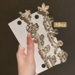 10-Piece Pearl and Rhinestone Mini Hair Claw Clip Set - Image 4