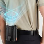 3000mAh Rechargeable Wearable Waist Clip Fan