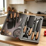 6-Piece Stainless Steel Kitchen Knife and Tool Set