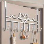 Over-the-Door 7-Hook Metal Storage Rack