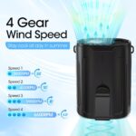 3000mAh Rechargeable Wearable Waist Clip Fan - Image 5