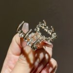 10-Piece Pearl and Rhinestone Mini Hair Claw Clip Set - Image 5