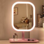 LED Lighted Makeup Mirror with Touch Dimming - Image 3