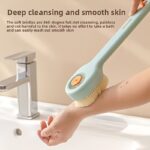 Long Handle Liquid-Filled Soft Bath Brush - Image 4