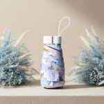 Pastel Floral 5-Fold Compact Travel Umbrella - Image 14