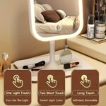 LED Lighted Makeup Mirror with Touch Dimming - Image 10