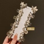 10-Piece Pearl and Rhinestone Mini Hair Claw Clip Set - Image 7
