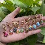 10-Piece Assorted Turtle Charm Keychain Set - Image 12