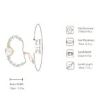Women’s Rose Gold Pearl Bracelet Watch - Image 10