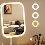 LED Lighted Makeup Mirror with Touch Dimming