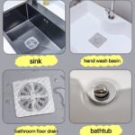 50-Pack Self-Adhesive Disposable Drain Hair Catcher Stickers - Image 6