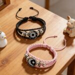 2-Pack Luminous Sun and Moon Braided Bracelets - Image 2