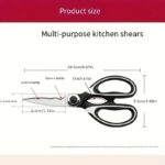 Multifunctional Stainless Steel Kitchen Scissors - Image 5