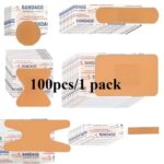 100-Piece Assorted Self-Adhesive First Aid Bandages - Image 7