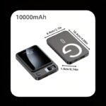 10000mAh Magnetic Wireless Fast-Charging Power Bank - Image 4