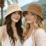 Women’s Hollow-Out Crochet Sun Hat - Image 4