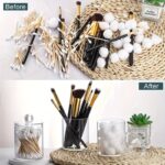 Clear Acrylic Cotton Swab Holder with Lid - Image 8