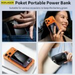 10000mAh Magnetic Wireless Fast-Charging Power Bank - Image 29