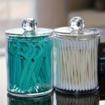 Clear Acrylic Cotton Swab Holder with Lid - Image 6